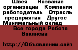 Швея 5 › Название организации ­ Компания-работодатель › Отрасль предприятия ­ Другое › Минимальный оклад ­ 8 000 - Все города Работа » Вакансии   